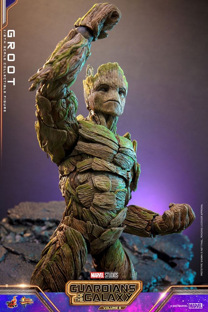 Guardianes de la Galaxia vol. 3 Figura Movie Masterpiece 1/6 Groot 32 cm Hot Toys - Imagen 5