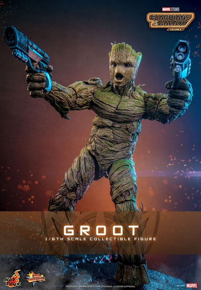 Guardianes de la Galaxia vol. 3 Figura Movie Masterpiece 1/6 Groot 32 cm Hot Toys - Imagen 6