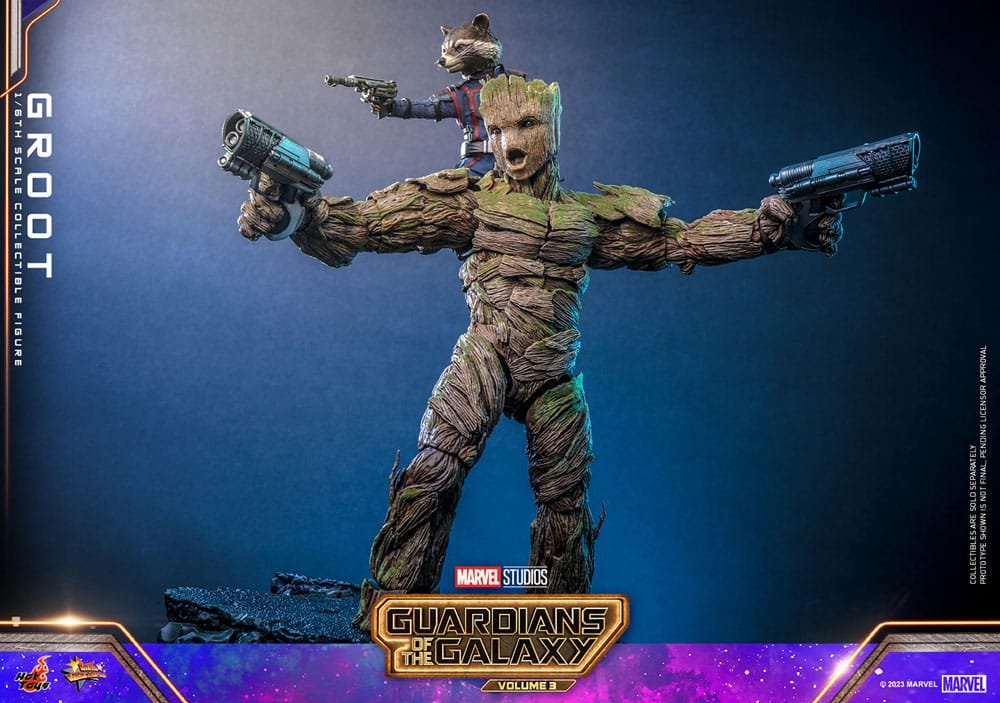 Guardianes de la Galaxia vol. 3 Figura Movie Masterpiece 16 Groot 32 cm Hot Toys 9