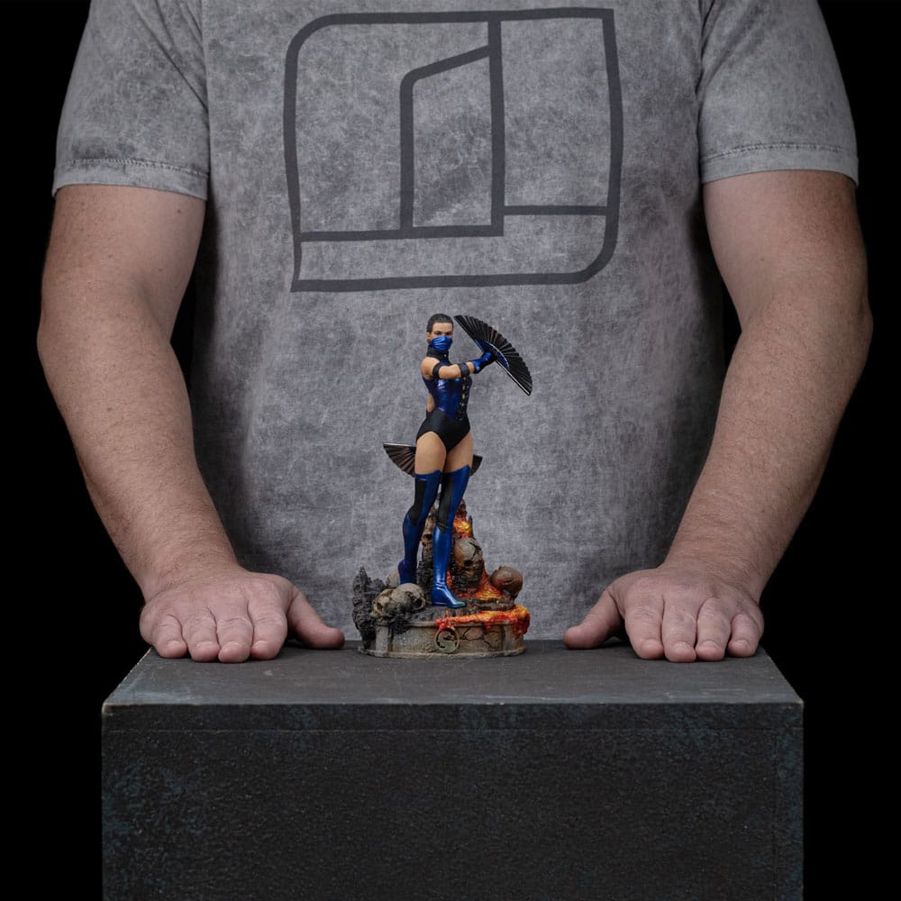 Kitana Mortal Kombat Art Scale 1/10 Iron Studios - Imagen 13