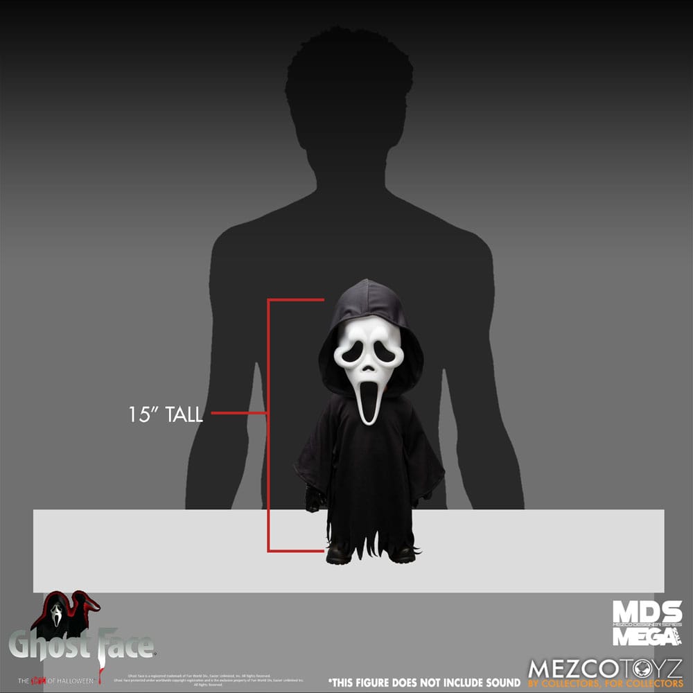 Ghost Face Muñeco MDS Mega Scale 38 cm Mezco Toys 12