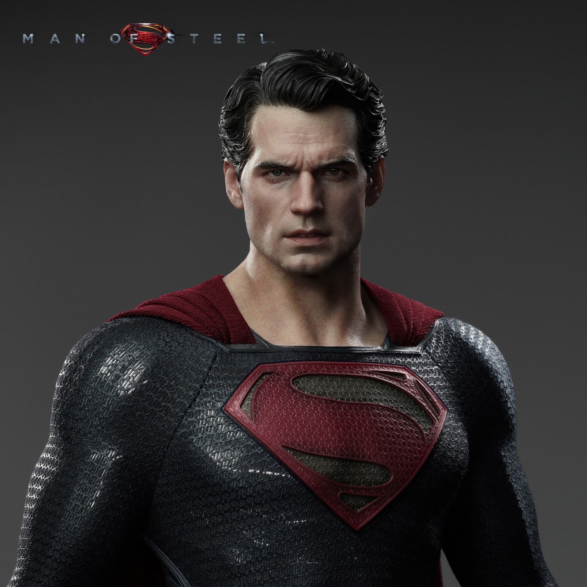 Man Of Steel Superman 1/6 Collectible Inart 1