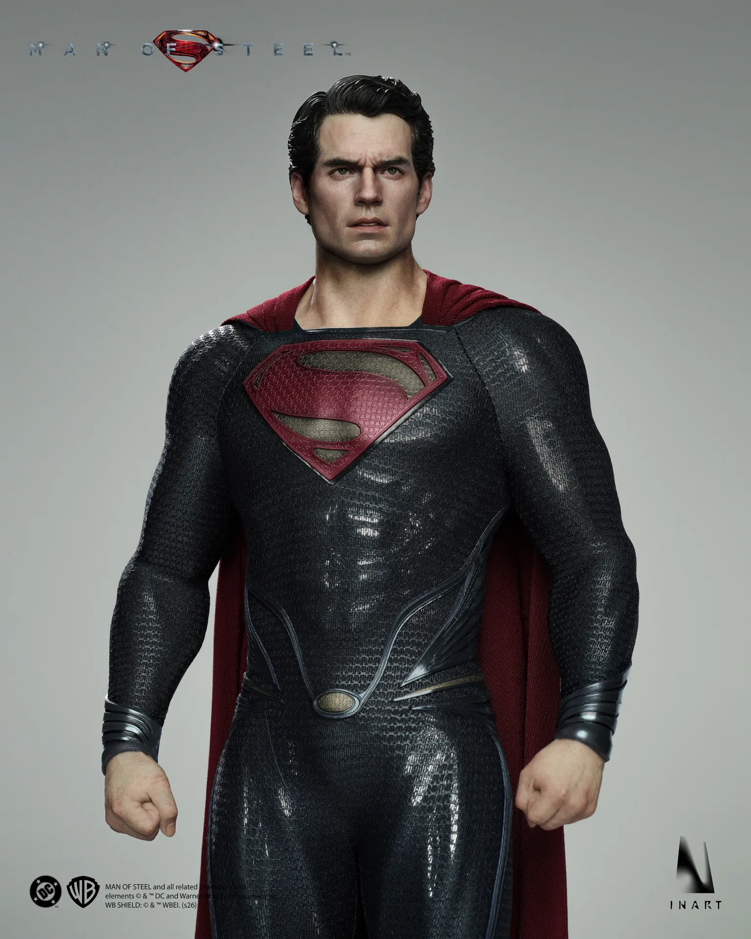 Man Of Steel Superman 1/6 Collectible Inart 10