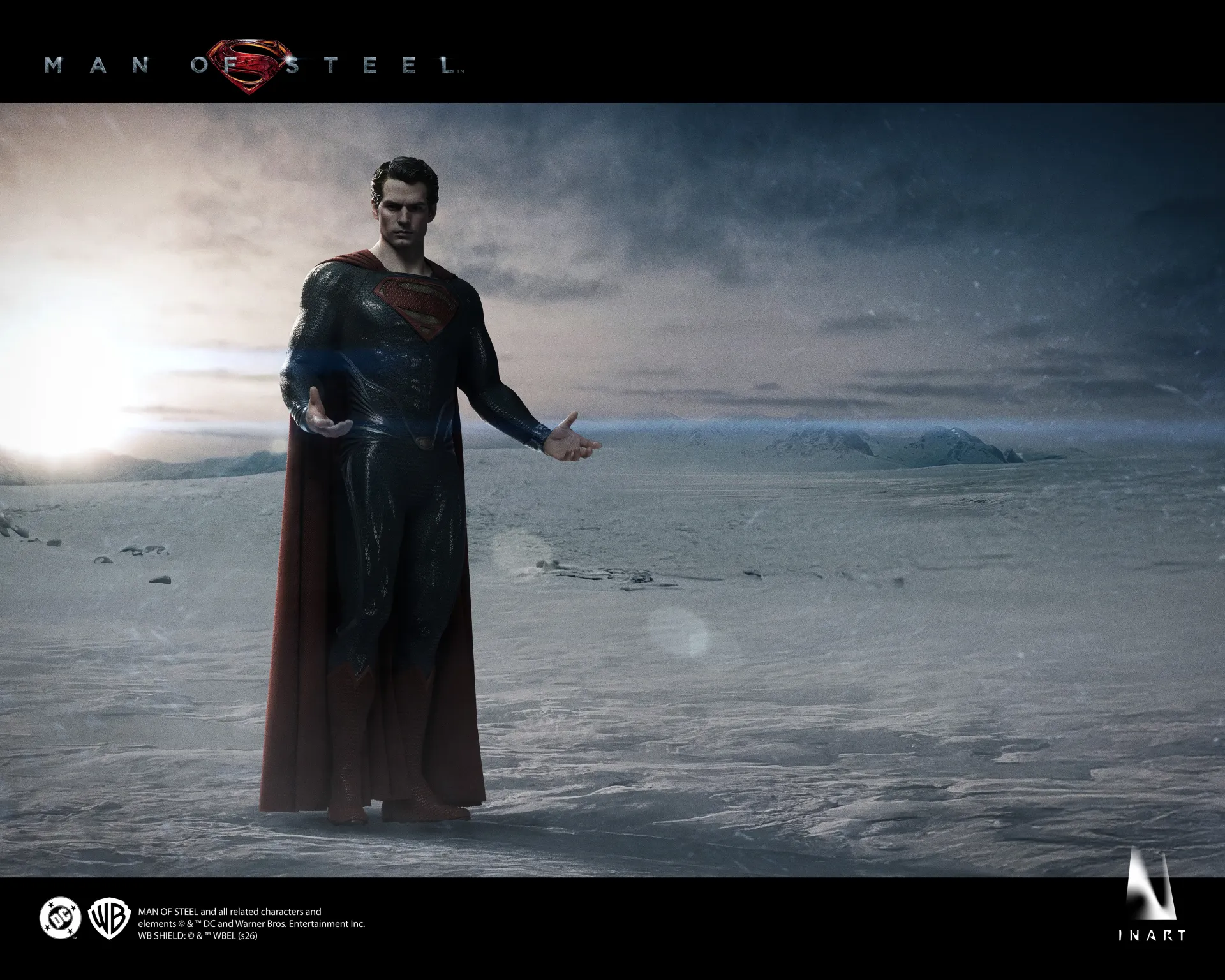 Man Of Steel Superman 1/6 Collectible Inart 14