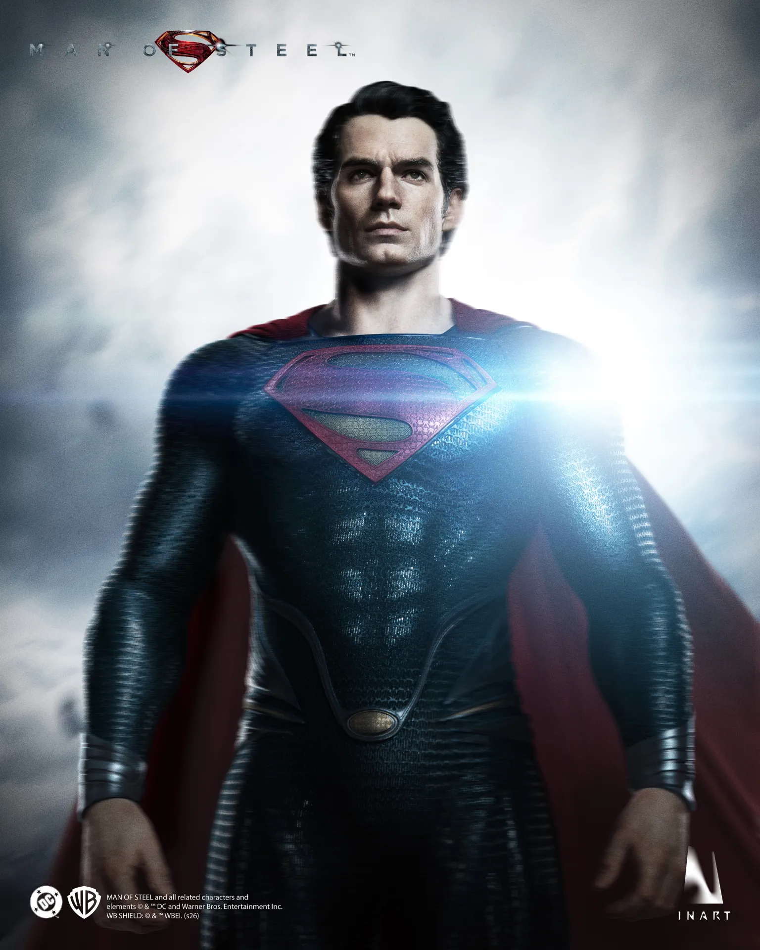 Man Of Steel Superman 1/6 Collectible Inart - Imagen 16