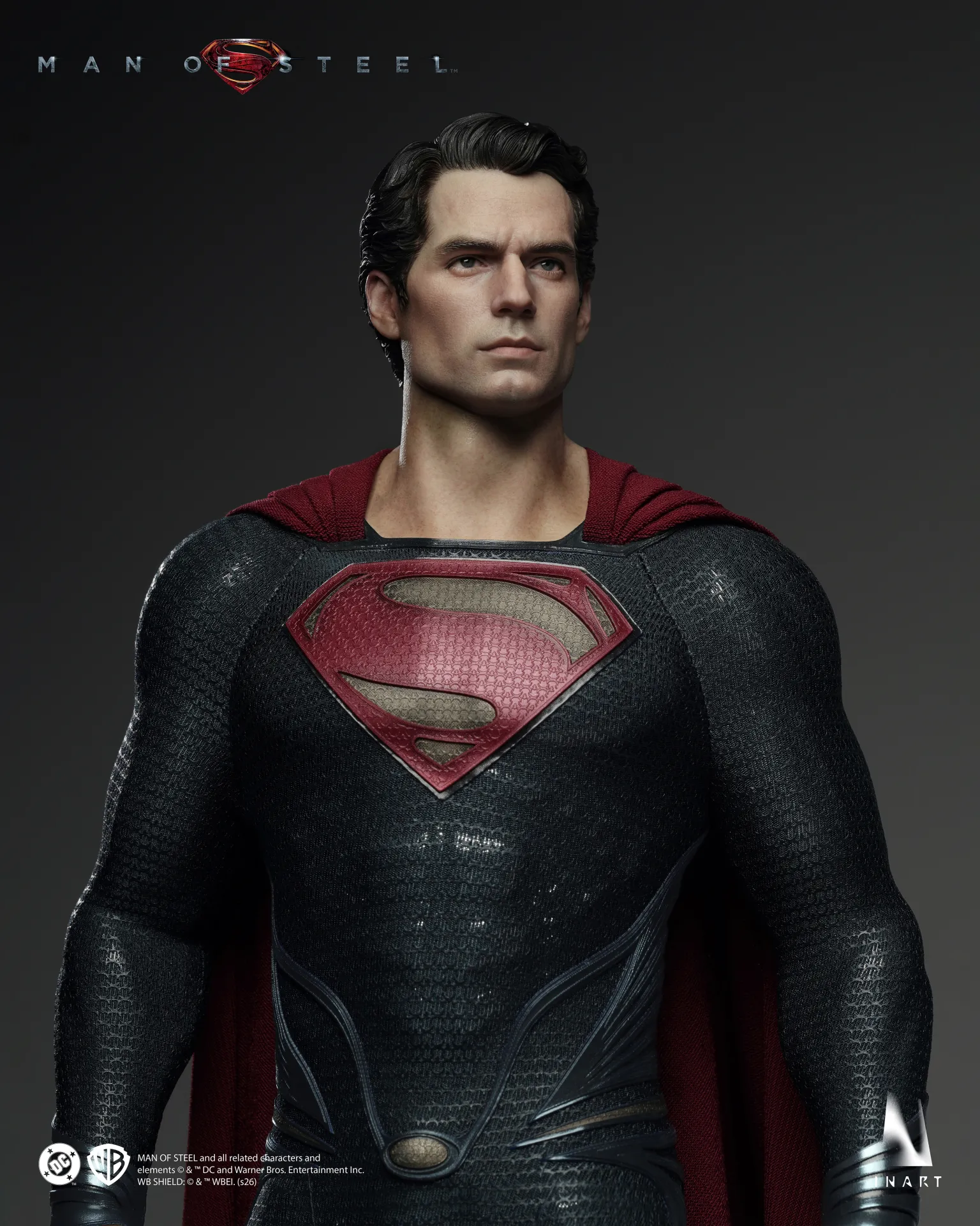 Man Of Steel Superman 1/6 Collectible Inart 3