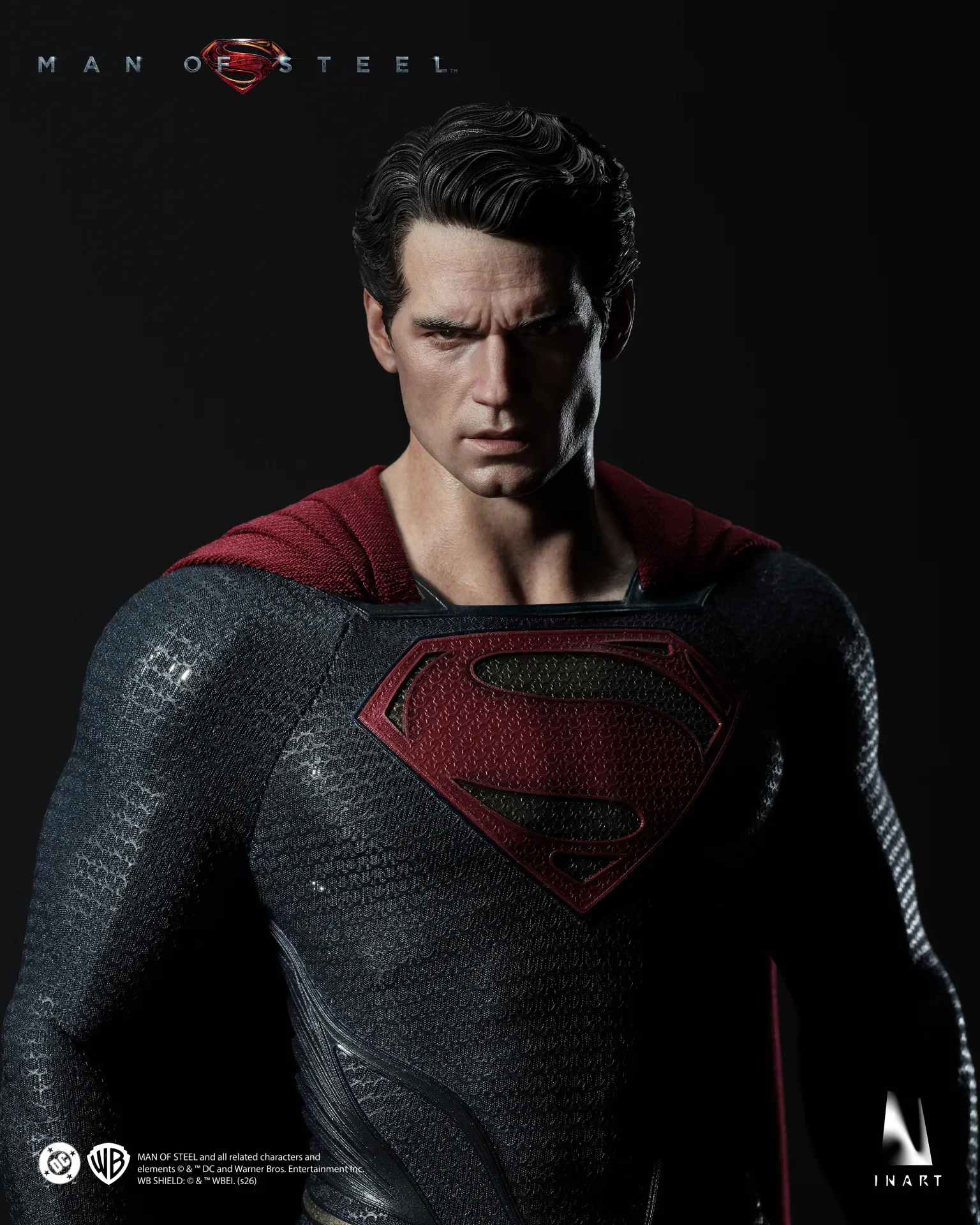 Man Of Steel Superman 1/6 Collectible Inart 4