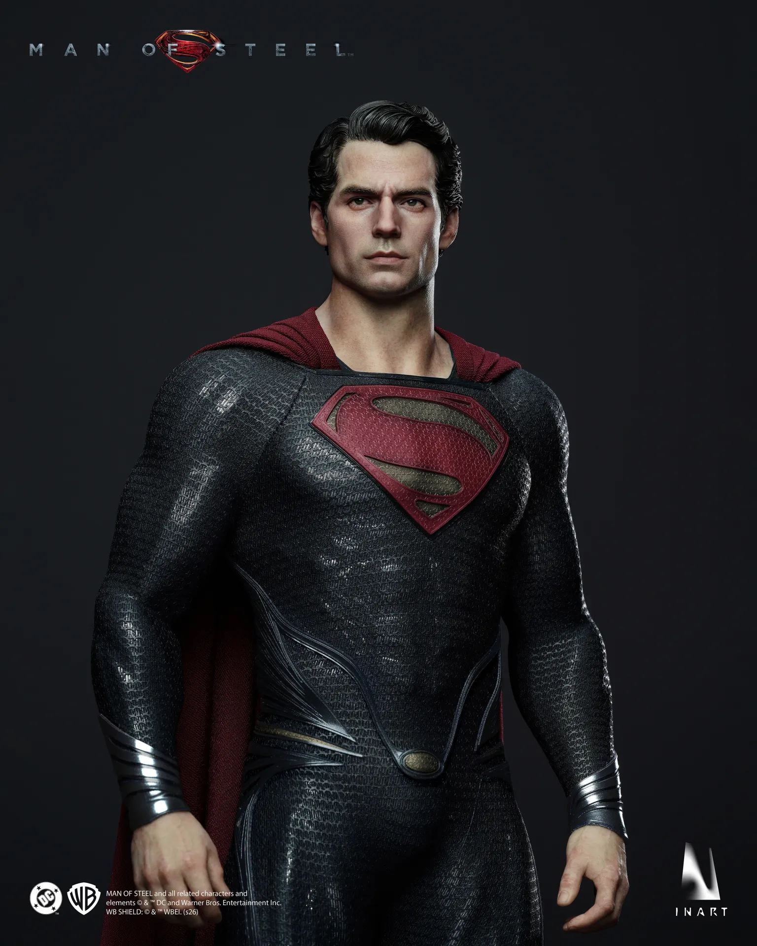 Man Of Steel Superman 1/6 Collectible Inart - Imagen 7