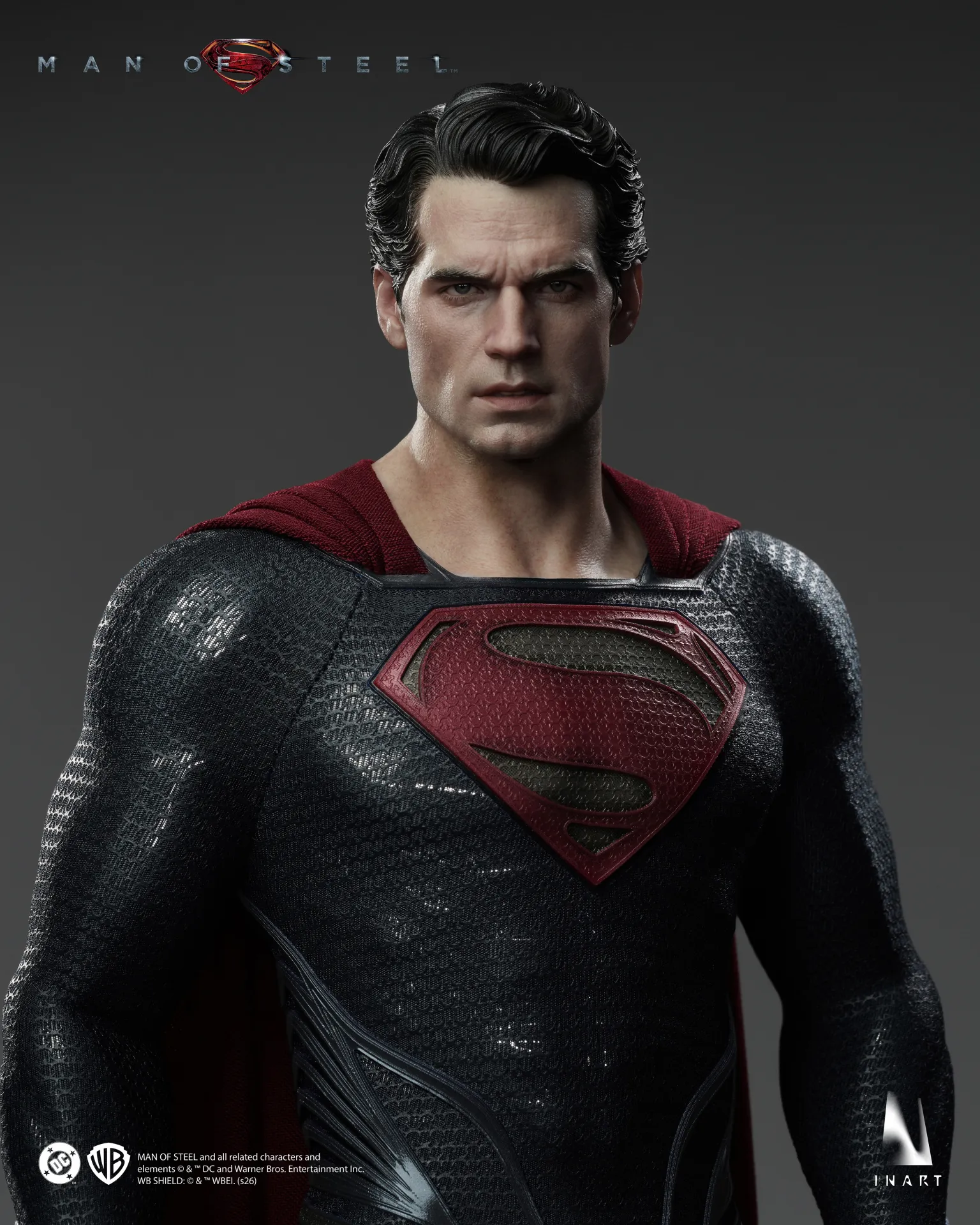 Man Of Steel Superman 1/6 Collectible Inart - Imagen 6
