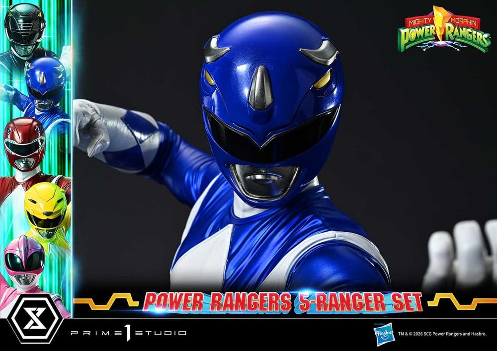Mighty Morphin Power Rangers Premium Masterline Set de 5 Estatuas 1/4 Deluxe Bonus Version 62 cm - Imagen 24