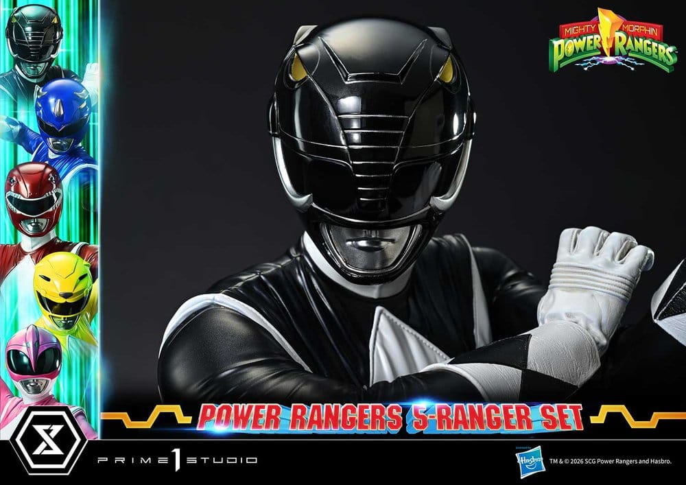 Mighty Morphin Power Rangers Premium Masterline Set de 5 Estatuas 1/4 Deluxe Bonus Version 62 cm - Imagen 26