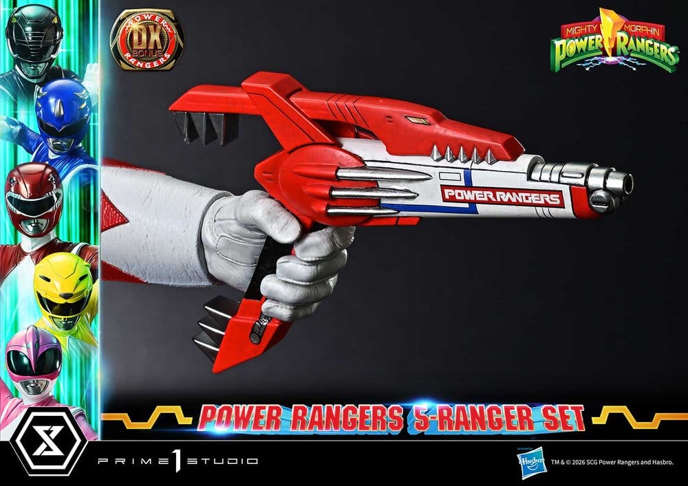 Mighty Morphin Power Rangers Premium Masterline Set de 5 Estatuas 1/4 Deluxe Bonus Version 62 cm 4