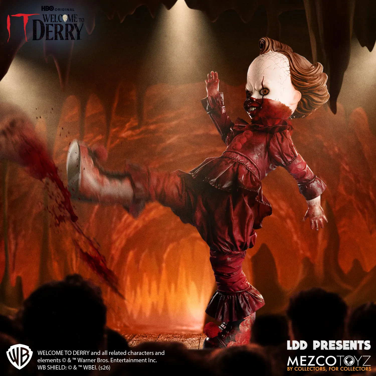 Pennywise IT Welcome to Derry Living Dead Dolls Mezco Toys - Imagen 7