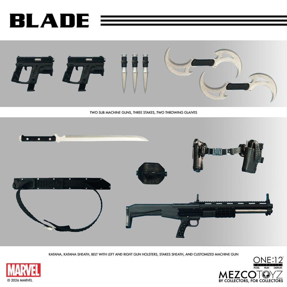 Blade One12 Collective Marvel Comics Mezco Toyz 8