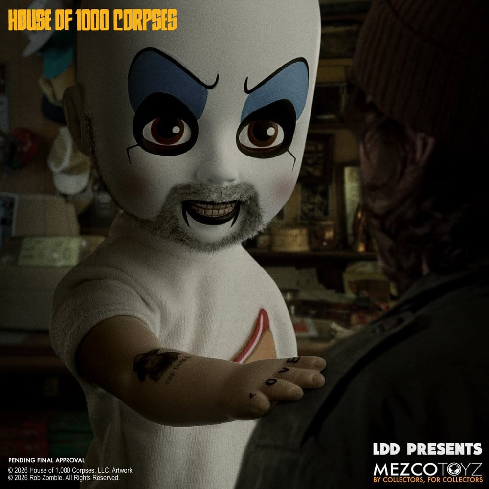 Captain Spaulding Living Dead Dolls Presents Doll House of 1000 Corpses Mezco Toyz - Imagen 8