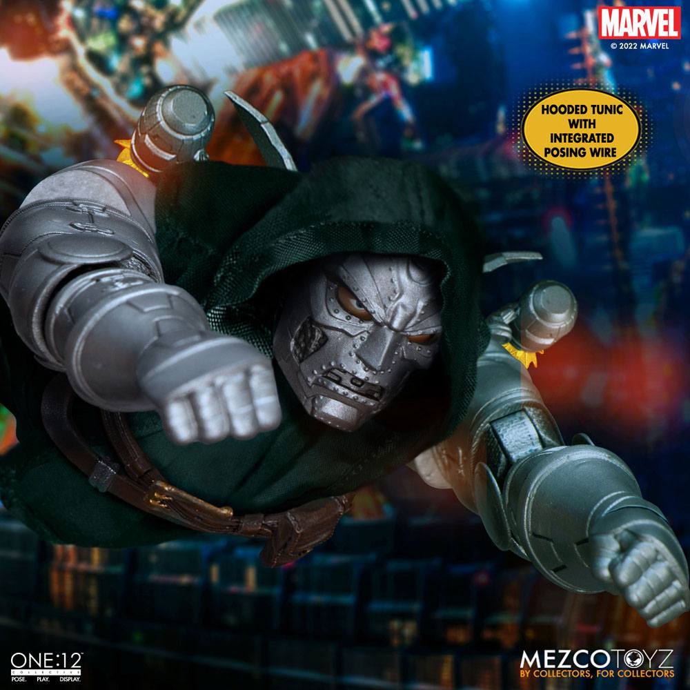 Doctor Doom 1/12 One12 Collective Marvel Mezco Toyz 11