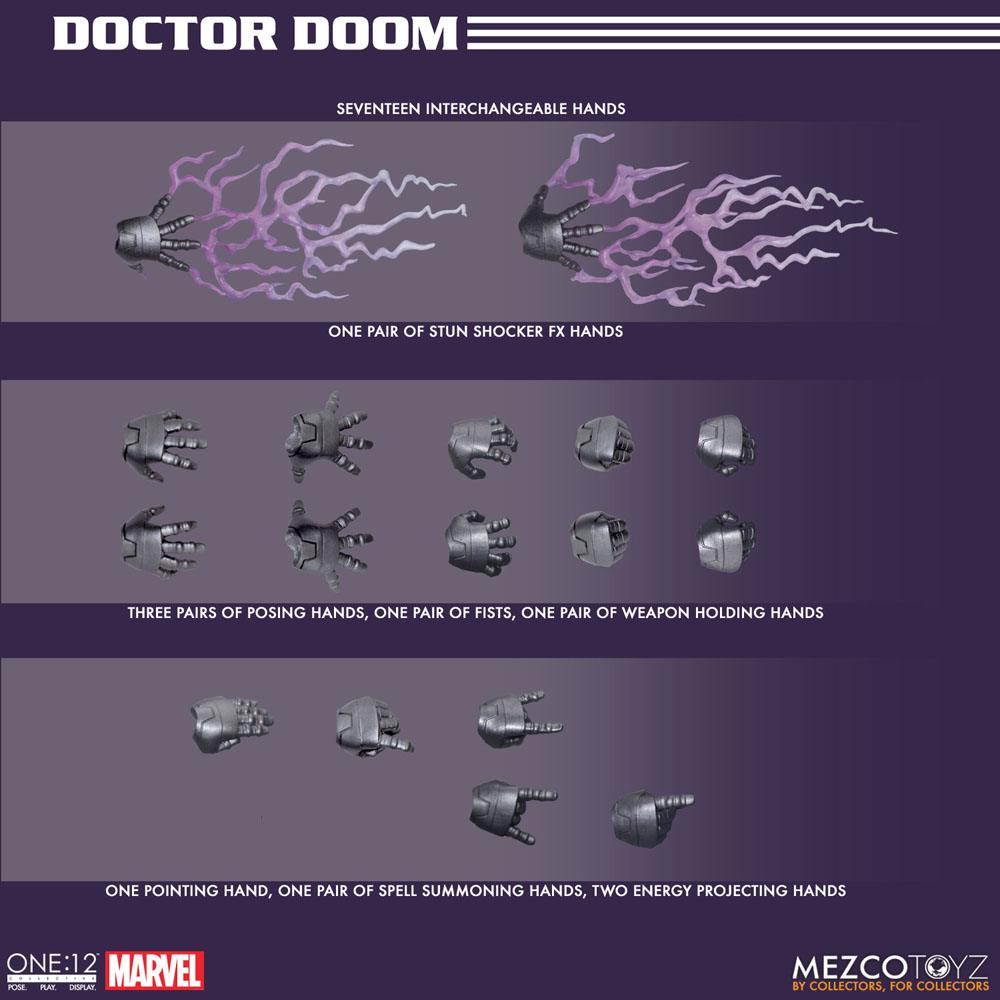 Doctor Doom 1/12 One12 Collective Marvel Mezco Toyz 18