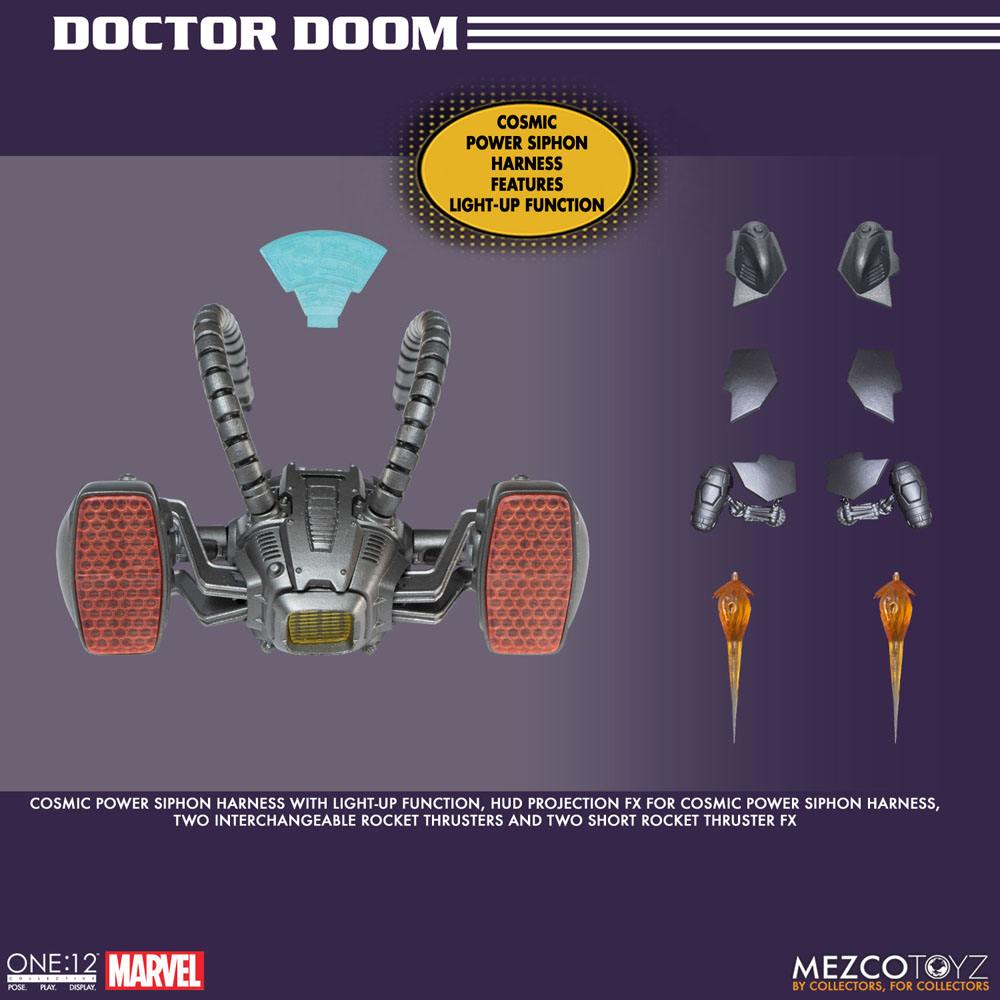 Doctor Doom 1/12 One12 Collective Marvel Mezco Toyz 20