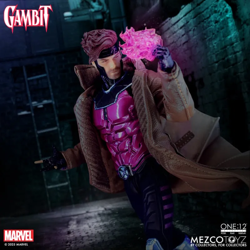 Gambit 1/12 One12 Collective Marvel Mezco Toyz 4