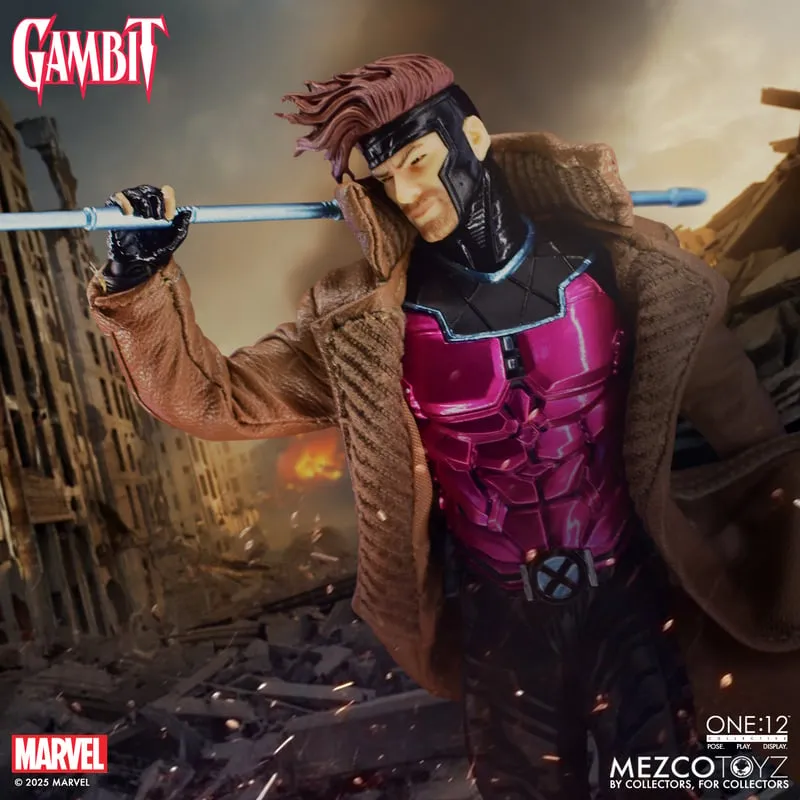 Gambit 1/12 One12 Collective Marvel Mezco Toyz 5