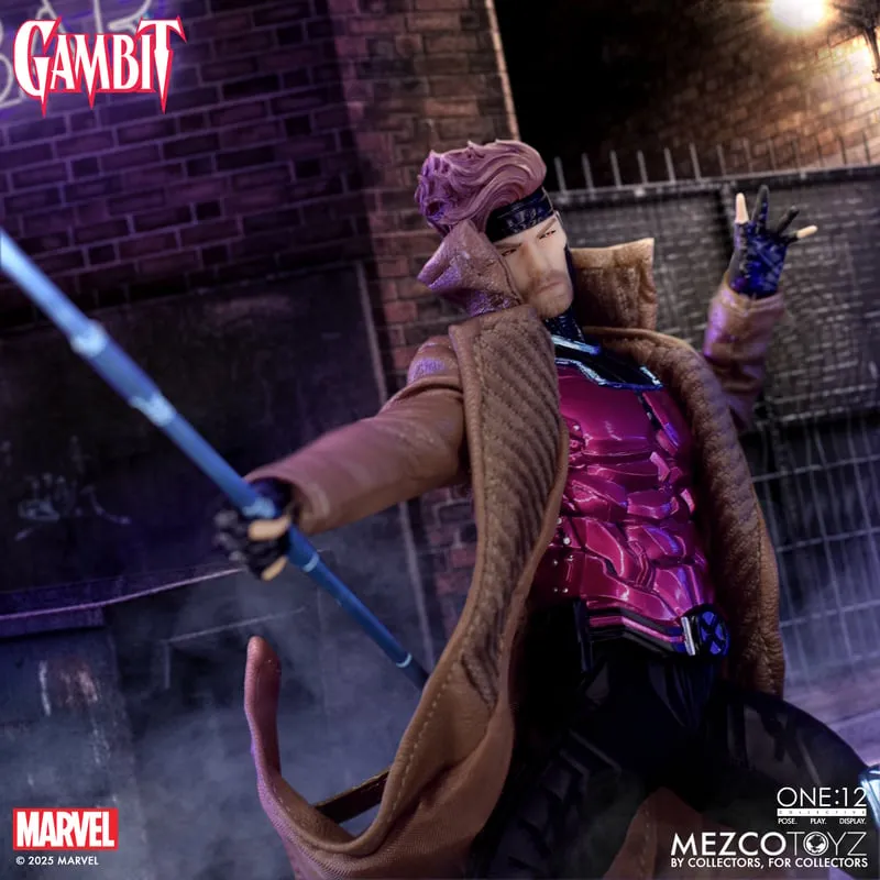 Gambit 1/12 One:12 Collective Marvel Mezco Toyz - Imagen 10