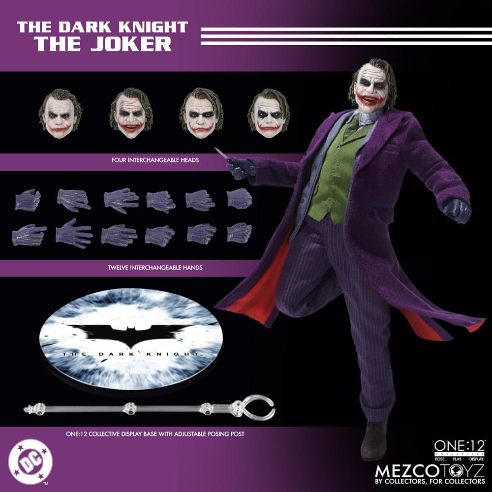 Joker One12 Collective The Dark Knight Mezco Toyz 12