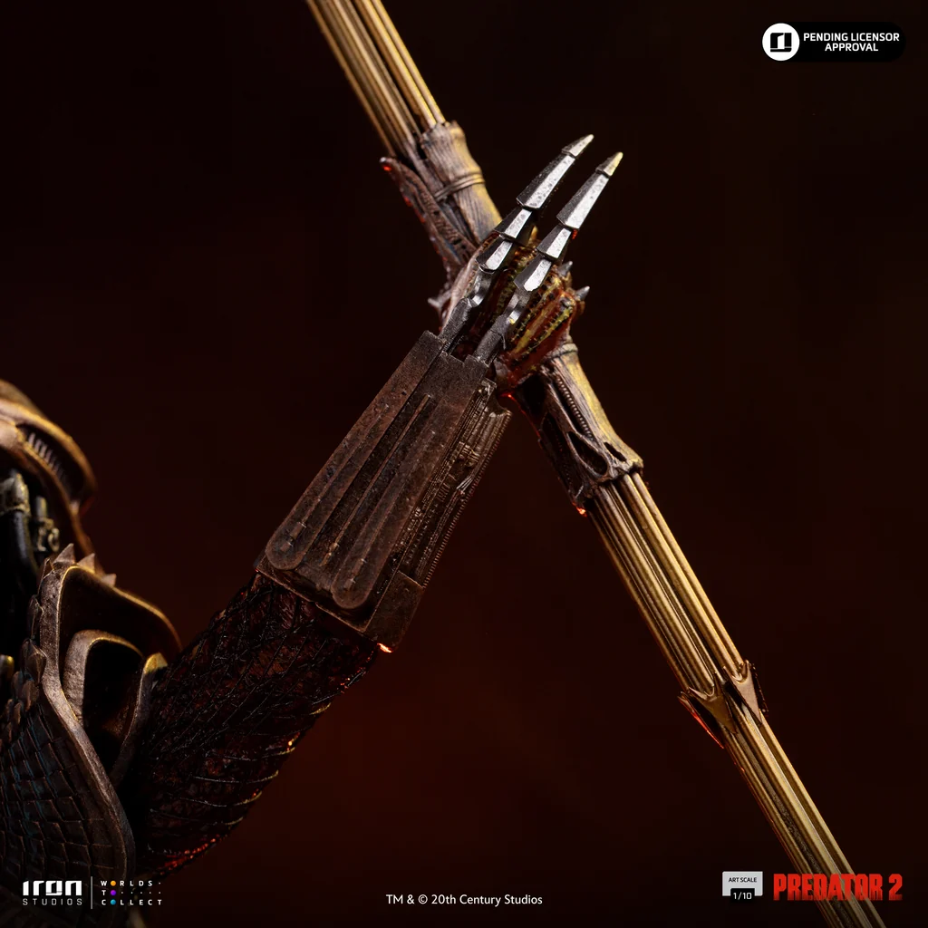 Predator 2 City Hunter Art Scale Estatua 1/10 Predator 43 cm Iron Studios - Imagen 12