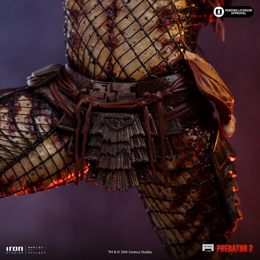 Predator 2 City Hunter Art Scale Estatua 1/10 Predator 43 cm Iron Studios - Imagen 14