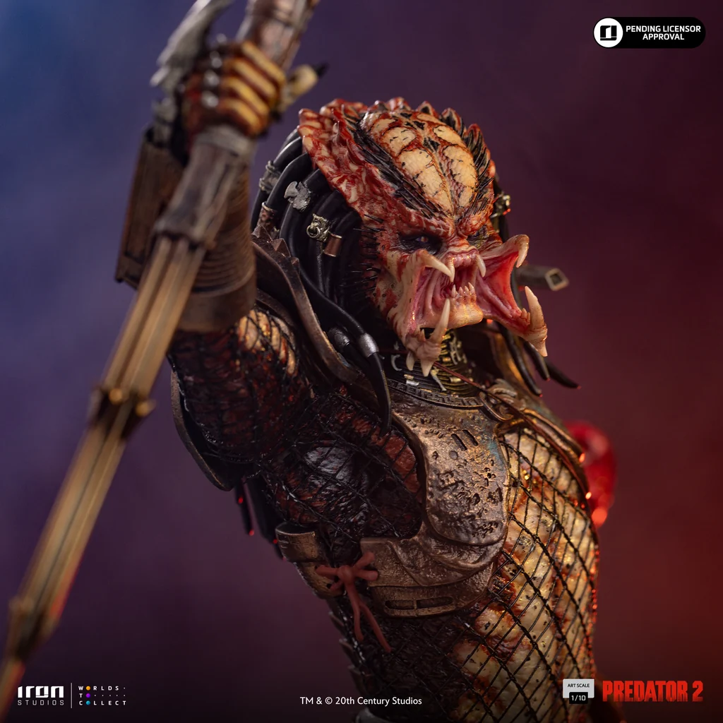 Predator 2 City Hunter Art Scale Estatua 1/10 Predator 43 cm Iron Studios - Imagen 17