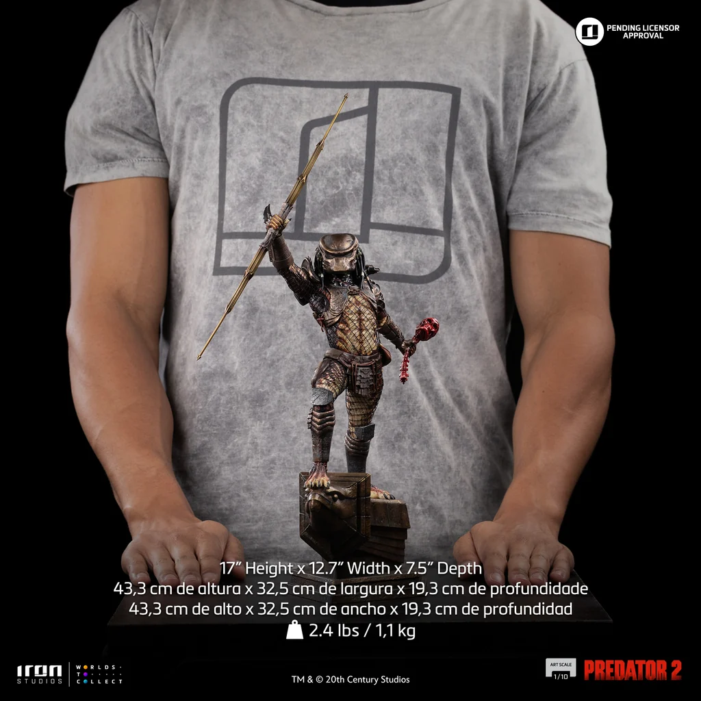 Predator 2 City Hunter Art Scale Estatua 1/10 Predator 43 cm Iron Studios 17