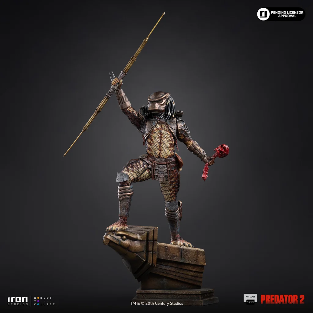 Predator 2 City Hunter Art Scale Estatua 1/10 Predator 43 cm Iron Studios - Imagen 5