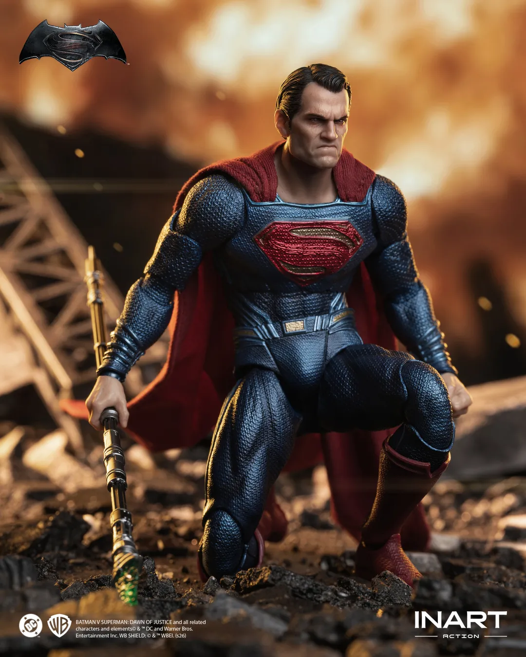 Superman - Batman v Superman Dawn of Justice 1/12 Action Figure Inart 17