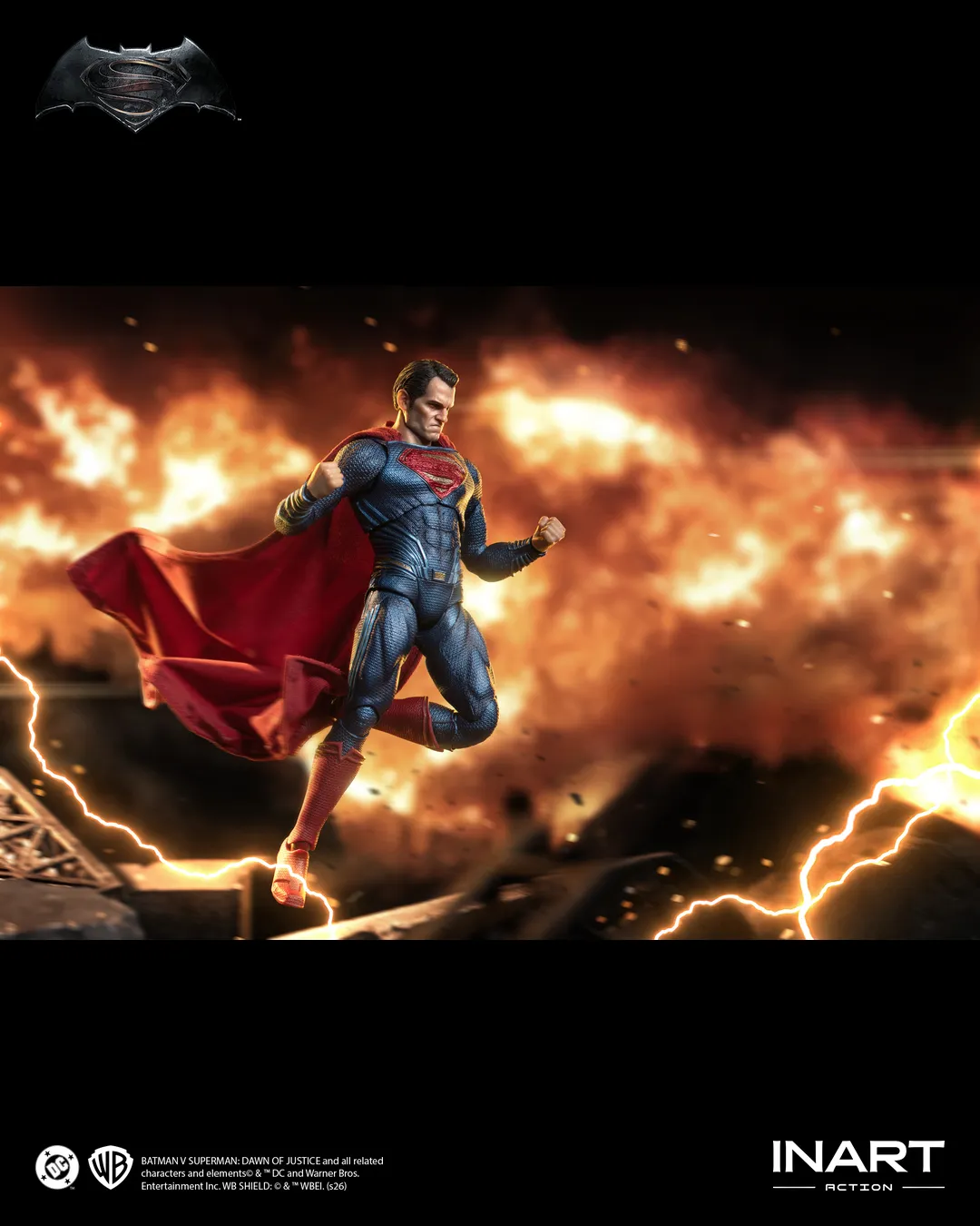 Superman - Batman v Superman Dawn of Justice 1/12 Action Figure Inart 18