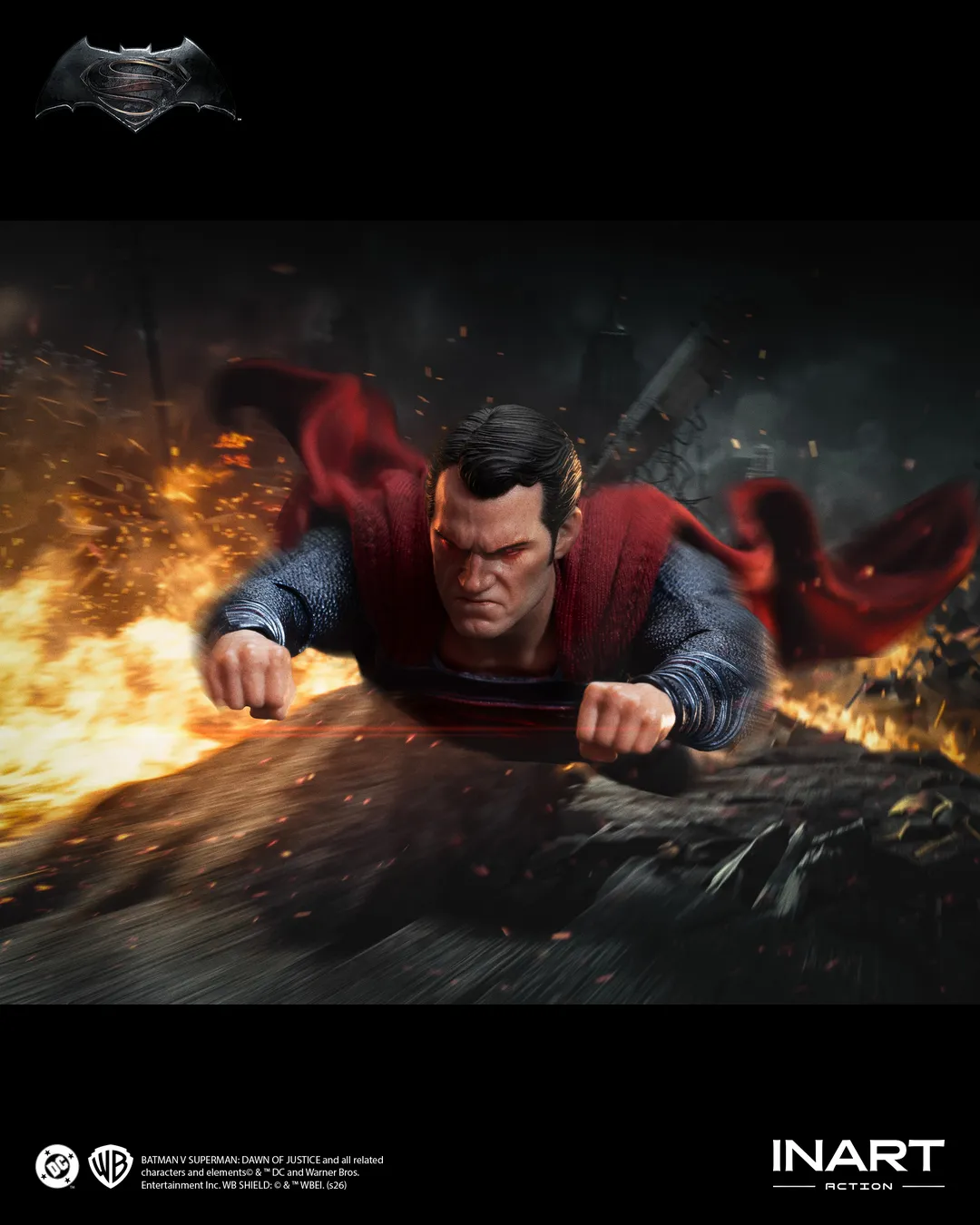 Superman - Batman v Superman Dawn of Justice 1/12 Action Figure Inart 19