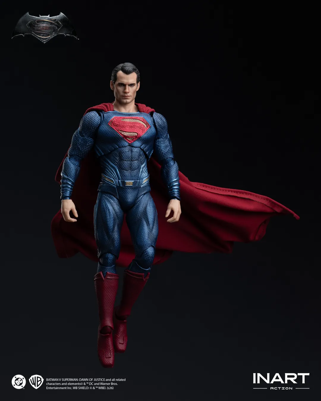 Superman - Batman v Superman: Dawn of Justice 1/12 Action Figure Inart - Imagen 8