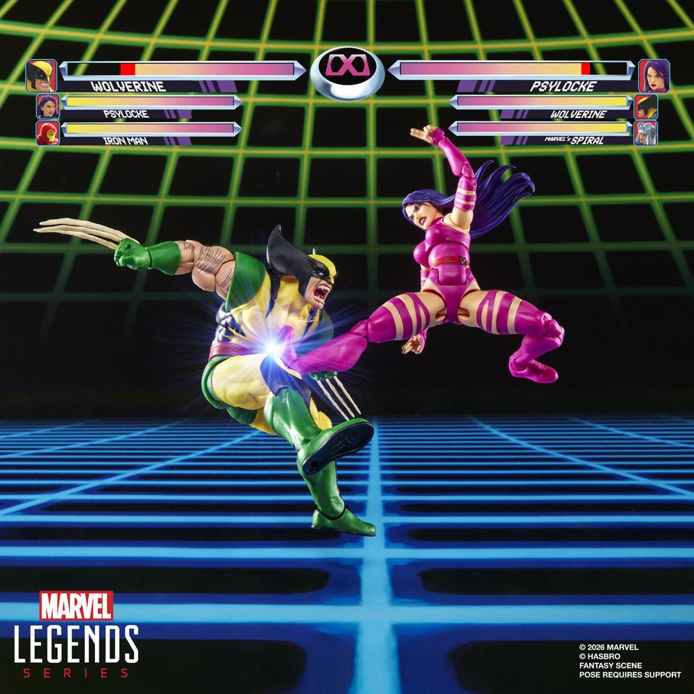 Wolverine vs Psylocke (Player 2) -Gamerverse- Marvel Legends Series Hasbro 7