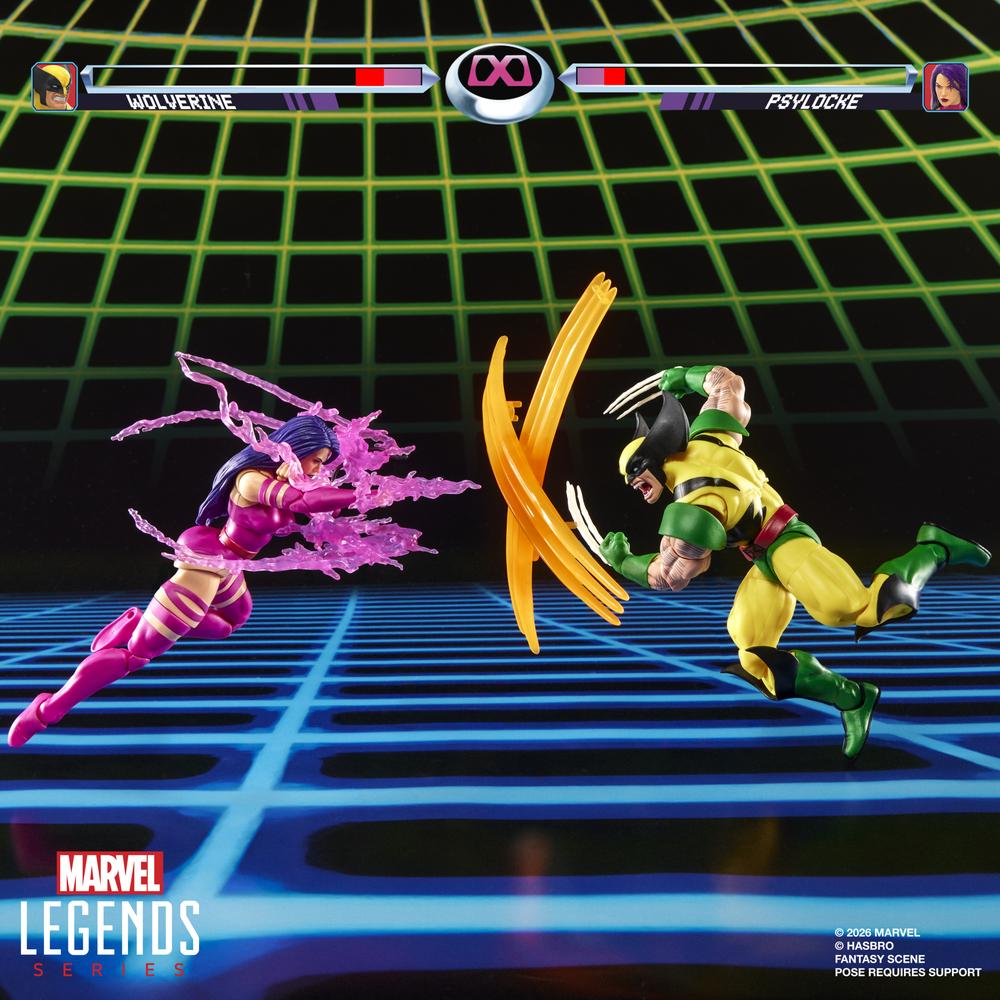 Wolverine vs Psylocke (Player 2) -Gamerverse- Marvel Legends Series Hasbro 8