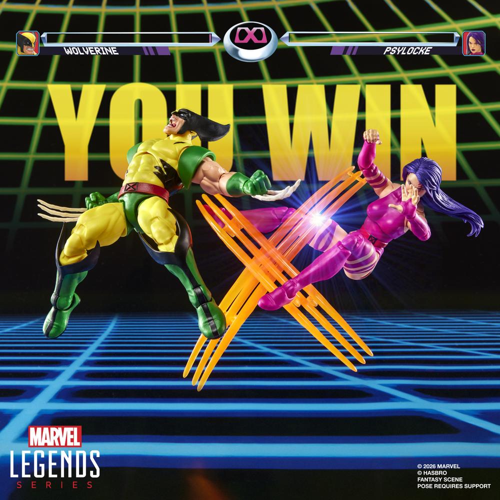 Wolverine vs Psylocke (Player 2) -Gamerverse- Marvel Legends Series Hasbro - Imagen 10