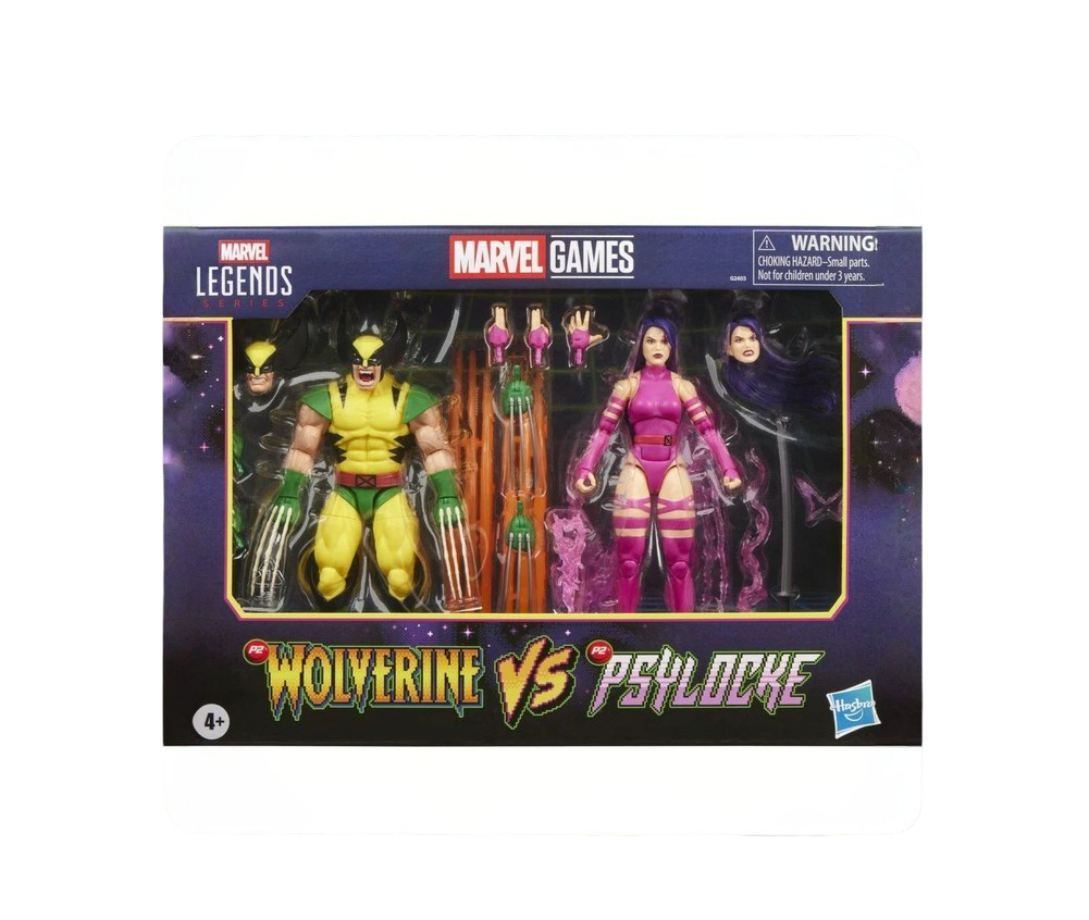 Wolverine vs Psylocke (Player 2) -Gamerverse- Marvel Legends Series Hasbro