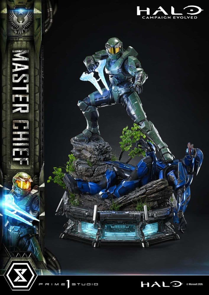 Halo Ultimate Premium Masterline Series Estatua 1/4 Campaign Evolved Master Chief Bonus Version 78 cm - Imagen 2