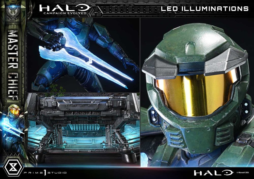 Halo Ultimate Premium Masterline Series Estatua 14 Campaign Evolved Master Chief Bonus Version 78 cm 10