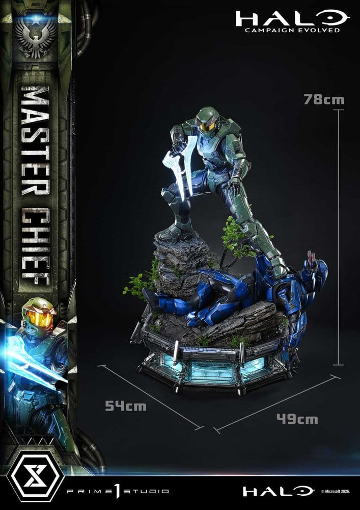 Halo Ultimate Premium Masterline Series Estatua 1/4 Campaign Evolved Master Chief Bonus Version 78 cm - Imagen 13