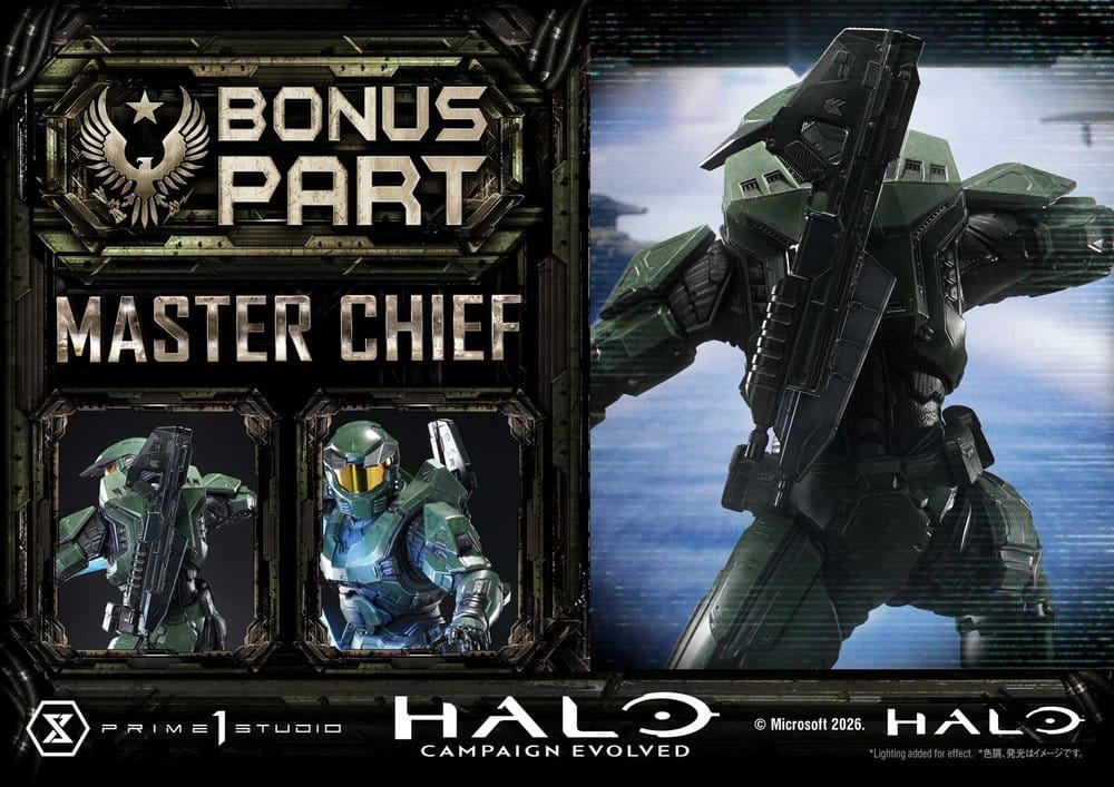Halo Ultimate Premium Masterline Series Estatua 1/4 Campaign Evolved Master Chief Bonus Version 78 cm - Imagen 4