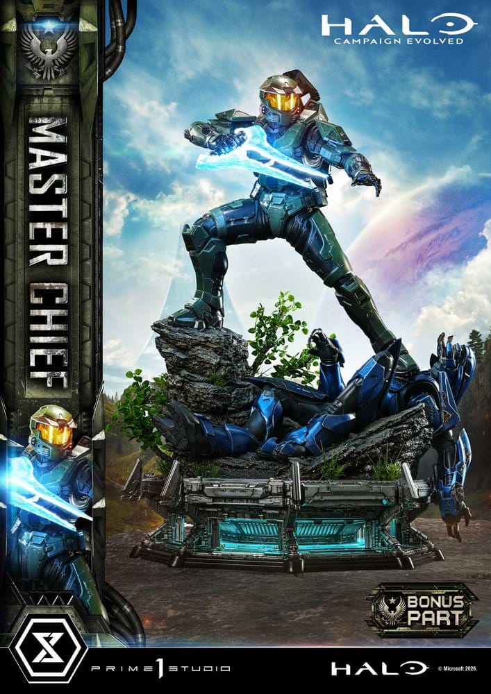 Halo Ultimate Premium Masterline Series Estatua 1/4 Campaign Evolved Master Chief Bonus Version 78 cm - Imagen 5
