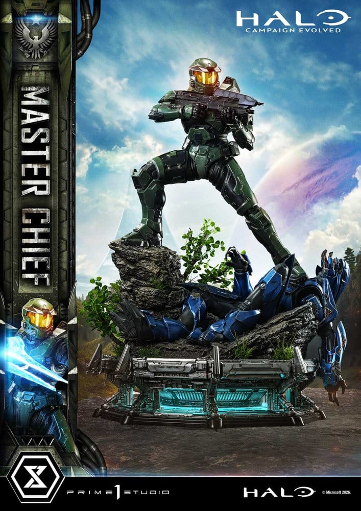 Halo Ultimate Premium Masterline Series Estatua 1/4 Campaign Evolved Master Chief Bonus Version 78 cm - Imagen 7