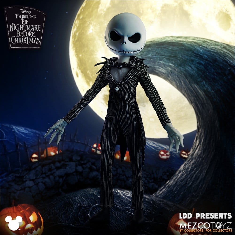 Jack Skellington Living Dead Dolls The Nightmare Before Christmas Mezco Toys - Imagen 2