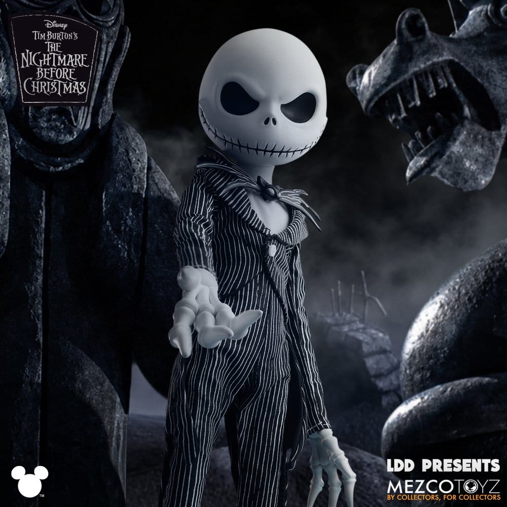 Jack Skellington Living Dead Dolls The Nightmare Before Christmas Mezco Toys - Imagen 9